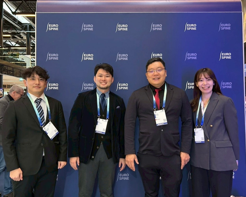 デンマーク・コペンハーゲンで開催されたEUROSPINE2025(欧州脊椎外科学会) [2025年10月22日-24日, Copenhagen, Denmark] で発表を行いました
